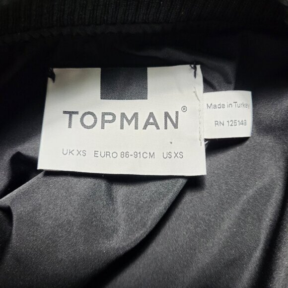 Topman Men's Jacket Size XS Mottled Pattern Windbreaker Full Zip - Picture 4 of 5